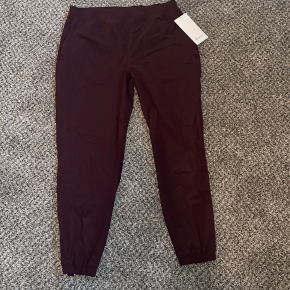 lululemon athletica Pants - lululemon Adapted State Joggers (Burgundy) size 12